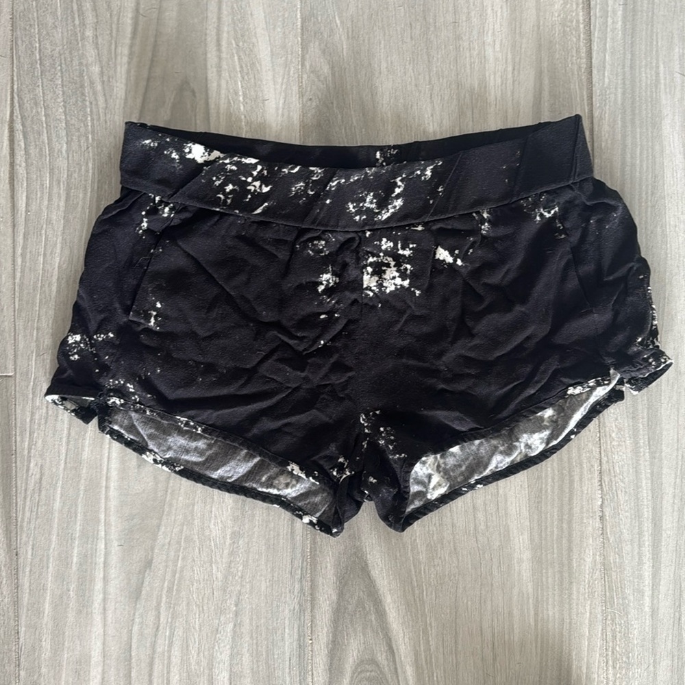 Black and White Hurley Shorts